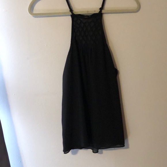 Black tank top blouse - Picture 2 of 3